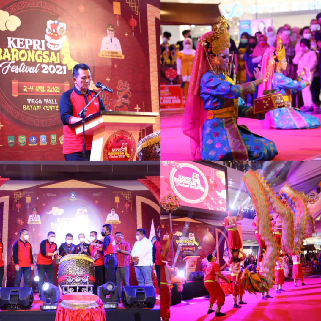 Anshar Ahmad Resmi Buka Kepri Barongsai Festival