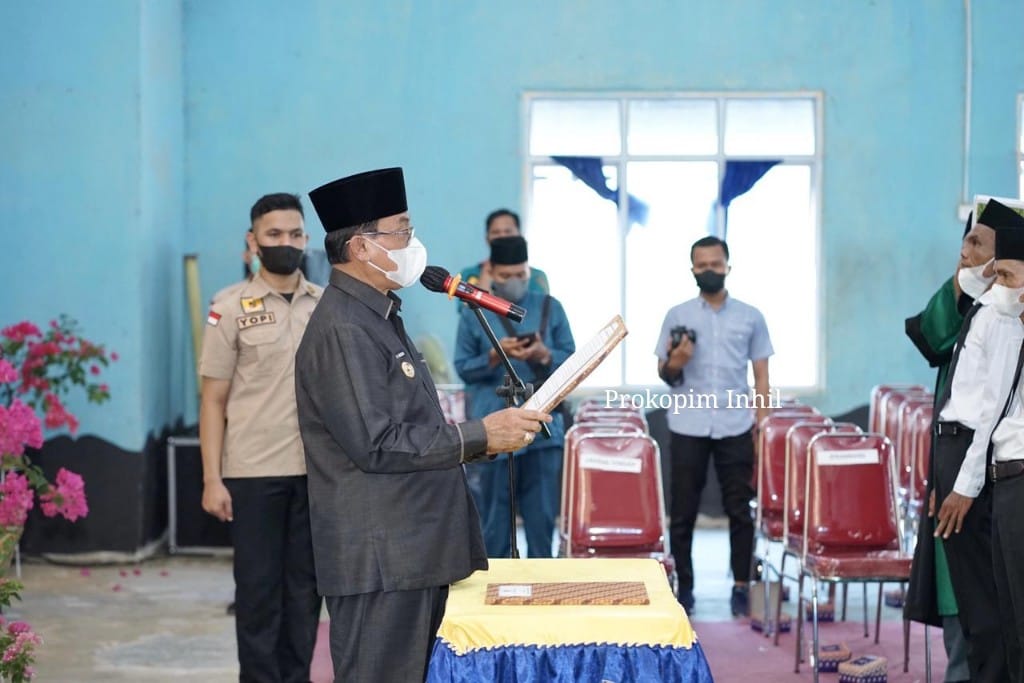 Bupati HM Wardan Resmikan Anggota BPD se-Kecamatan Gaung Periode 2021 - 2027