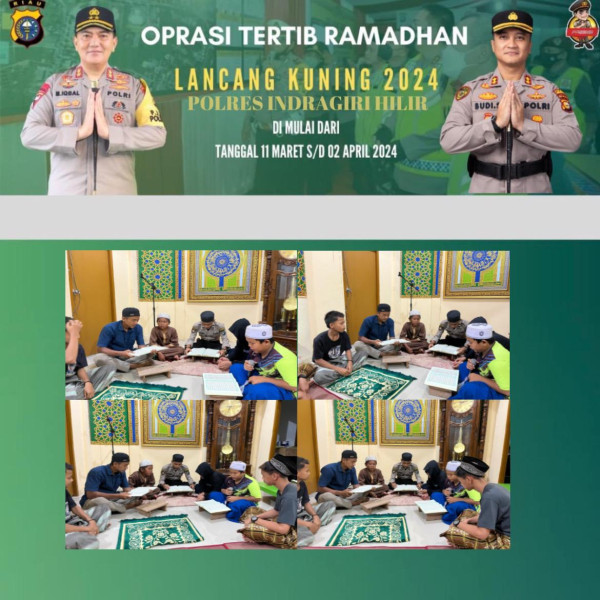 Tingkatkan Keimanan dan Ketakwaan, Personel Polsek Kuindra Giat Tadarus Al Quran