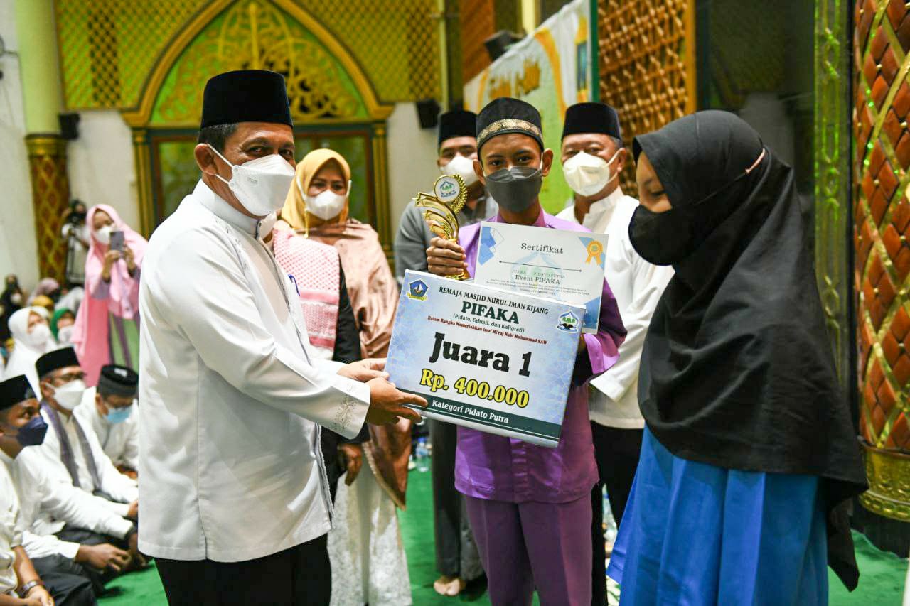 Ansar Hadiri Tabligh Akbar Isra' Mi'raj di Masjid Nurul Iman Kijang Bintan
