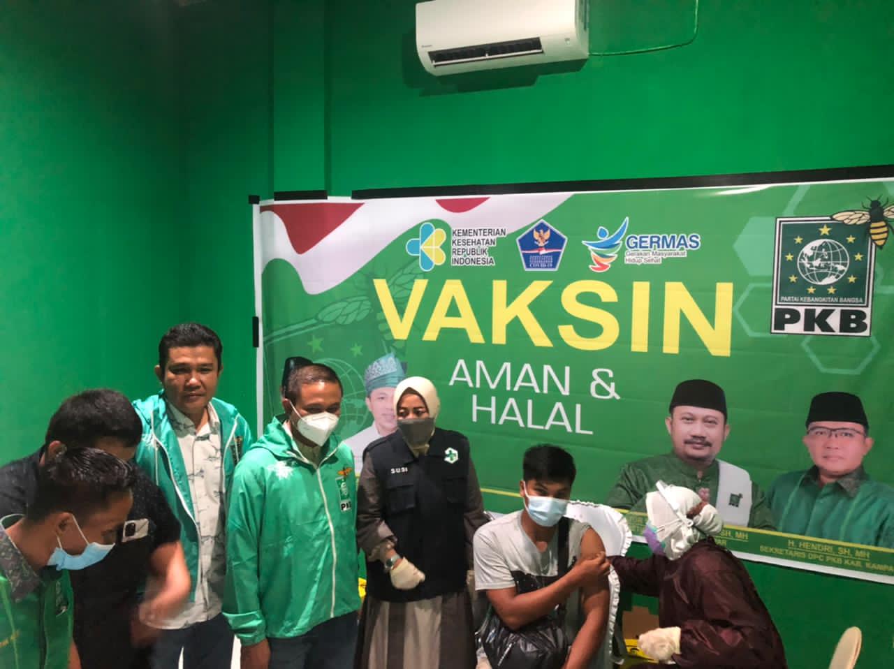 PKB Riau Kembali Gelar Vaksinasi Massal di Kampar