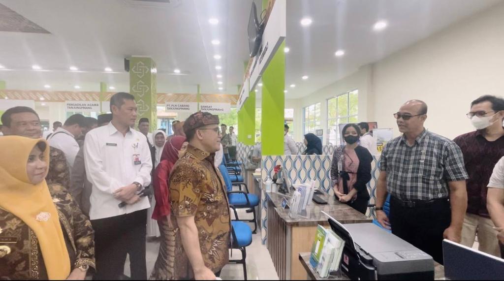 Menpan RB RI Kunjungi Stand BPJS Kesehatan di Mall Pelayanan Publik (MPP)Kota Tanjungpinang