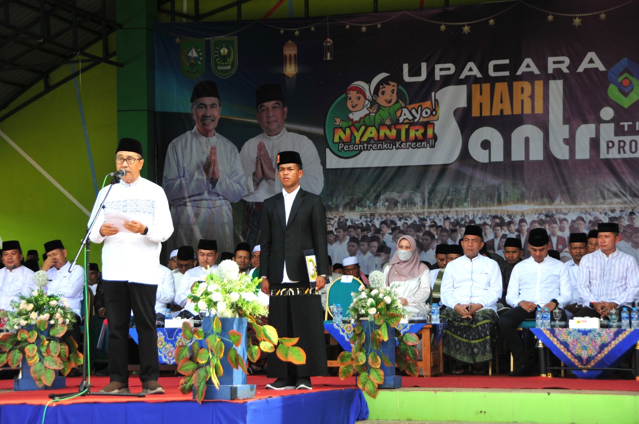 Semarak Peringatan Hari Santri Nasional Tingkat Provinsi Riau di Inhu.