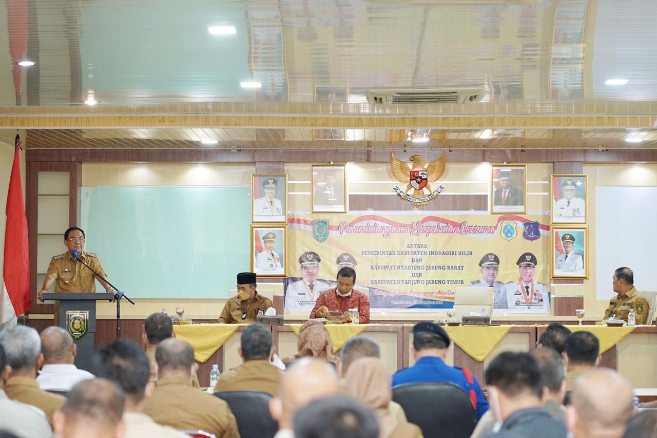 Percepat Konektivitas Hubungan Antar Wilayah, Dilaksanakan MoU 3 Kabupaten