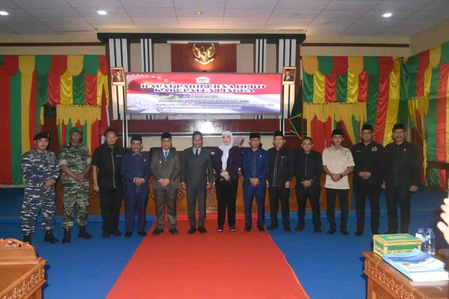 DPRD Kabupaten Lingga Melaksanakan Rapat Paripurna Atas Pengunduran Diri Wakil Bupati Neko Wesha Pawelloy, B.C.SC (Hons).