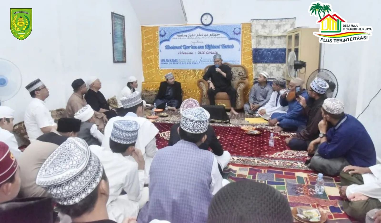 H Syamsuddin Uti Ajak Rumah Tahfidz Tarbiyatul Qur'an Tembilahan Kembangkan Rumah Tahfidz Program Pemda DMIJ Plus Terintegrasi