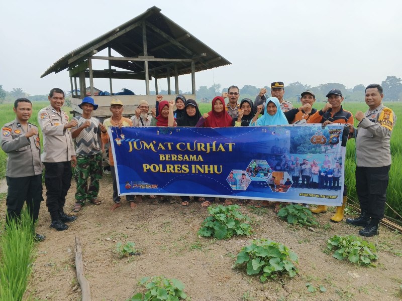 Jumat Curhat Polres Inhu, Warga Kampung Pulau Minta Bantuan Jaring Burung