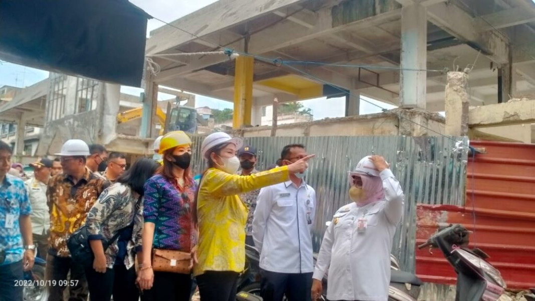 Hari Ini Cen Sui Lan Cek Langsung Pembangunan Pasar Baru Tanjungpinang