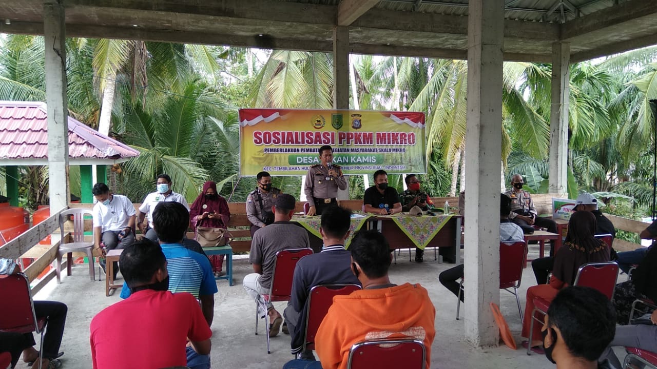 Desa Pekan Kamis Sosialisasi PPKM Berbasis Mikro