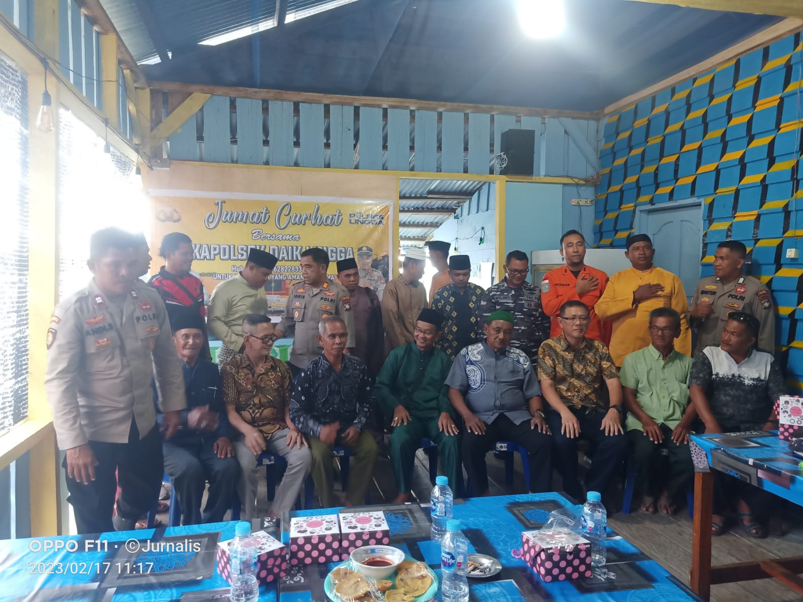 Gelar Jumat Curhat, Kapolsek Daik Lingga Dengarkan Keluhan Masyarakat Kecamatan Selayar.