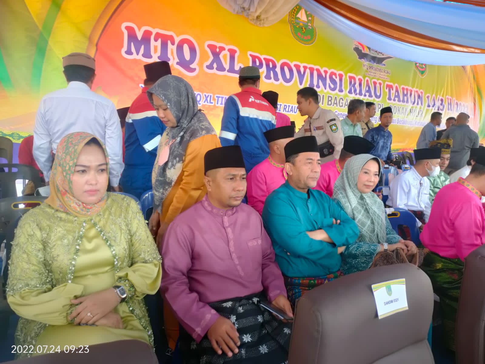 Wabup Inhu Hadiri Pawai Ta'aruf MTQ Provinsi Riau ke-40 di Rohil