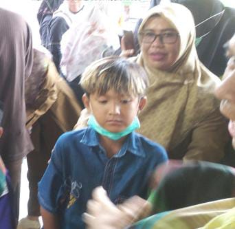 Rangkaian HPN Riau, Puluhan Anak Ikuti Kegiatan Sunatan Massal Dinkes Inhil