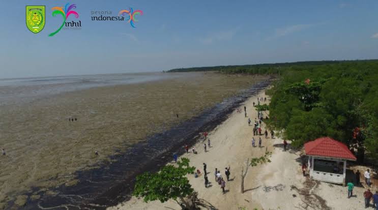 Keindahan Wisata Sersah Pantai Solop Kabupaten Indragiri Hilir