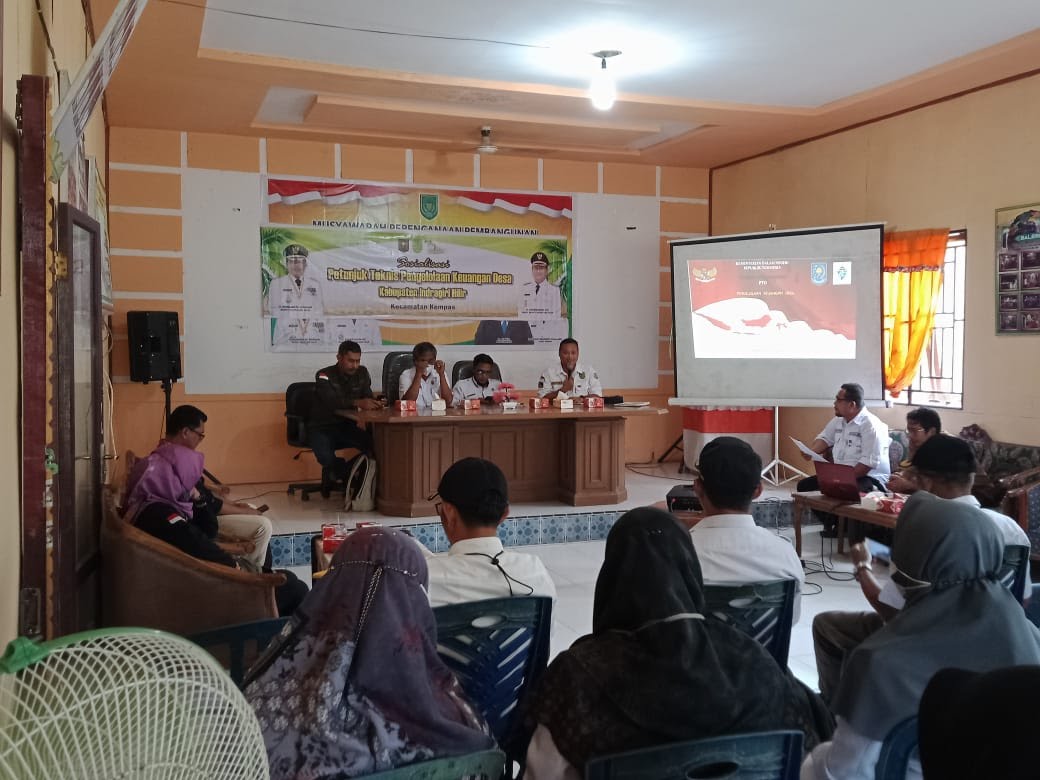DMIJ Plus Terintegrasi dan DPMD Inhil Laksanakan Sosialisasi PTO ke Pemdes se-Kecamatan Kempas