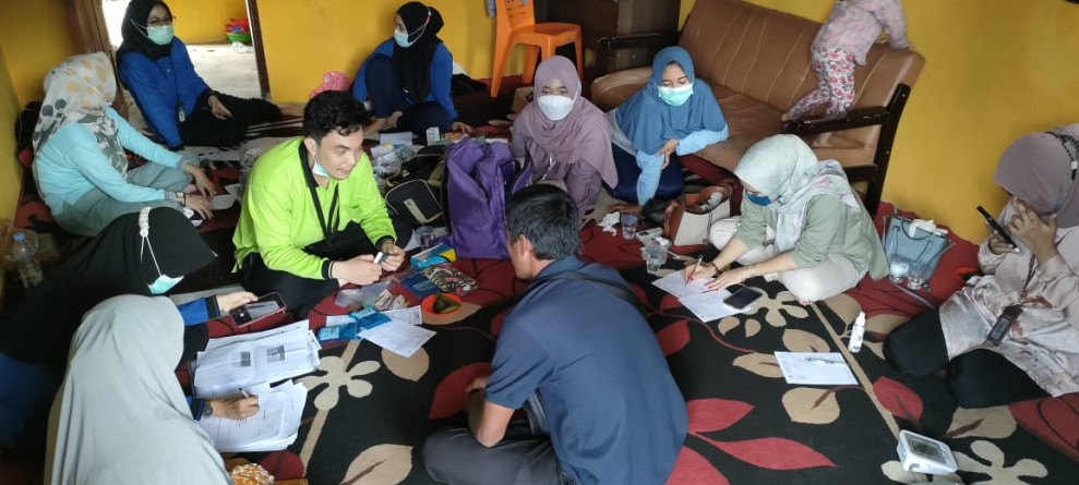 Pemdes Sungai Intan Apresiasi Program Dokter Menyentuh Puskesmas Tembilahan Hulu, Pengobatan Gratis Jemput Bola