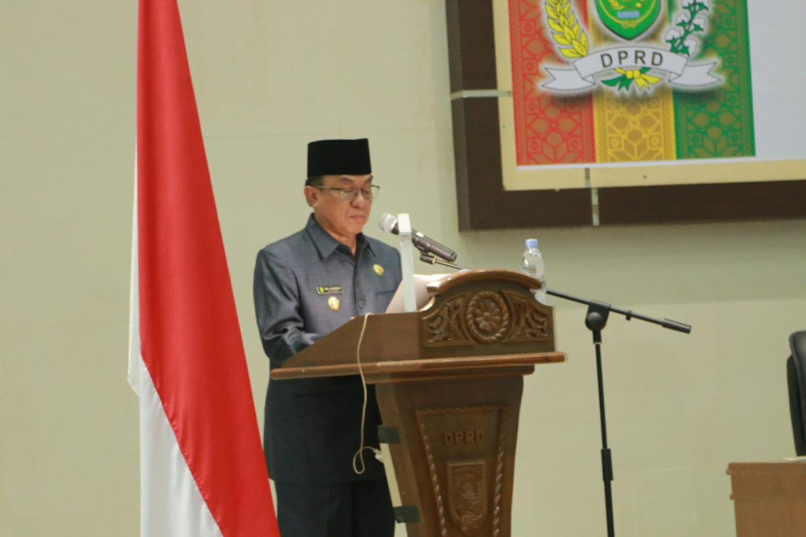 Bupati dan Wakil Bupati Inhil Sampaikan Pidato Akhir Masa Jabatan Periode 2018-2023