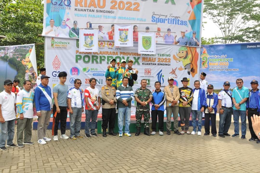 Porprov X Riau, Sekda Inhu Tutup Cabor Panjat Tebing
