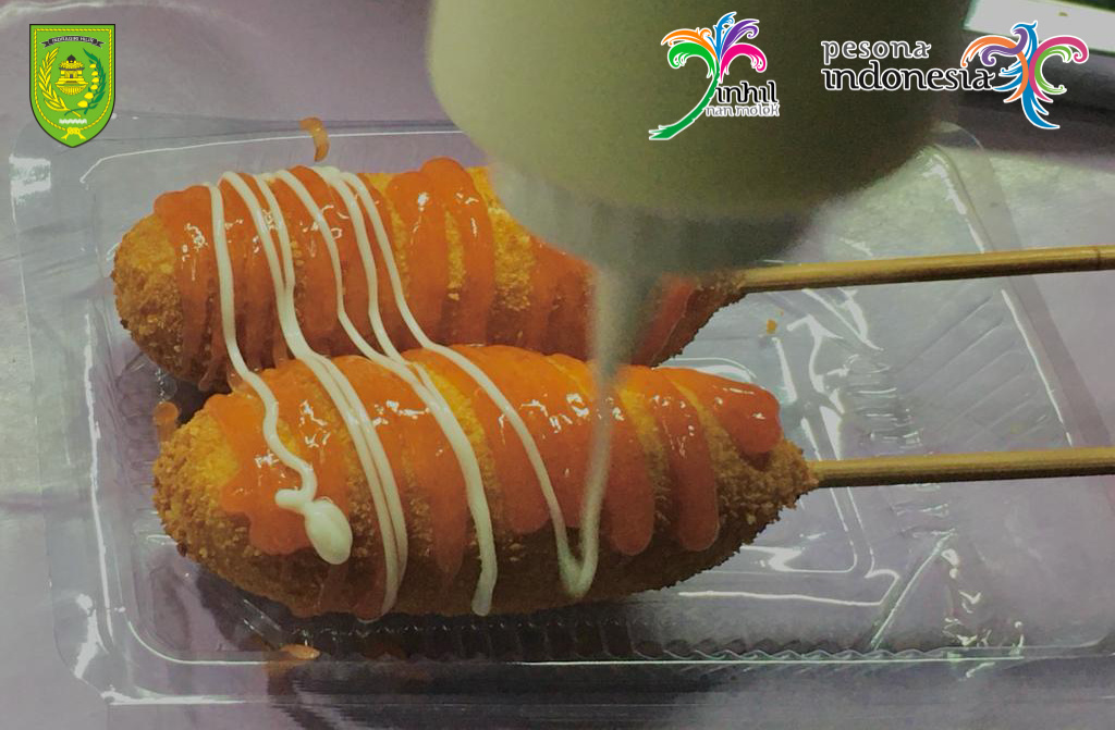 Harga Murah Bangget!! Cicip Corndog Ala Korea Khas Rhana Korean Food Street di Tembilahan