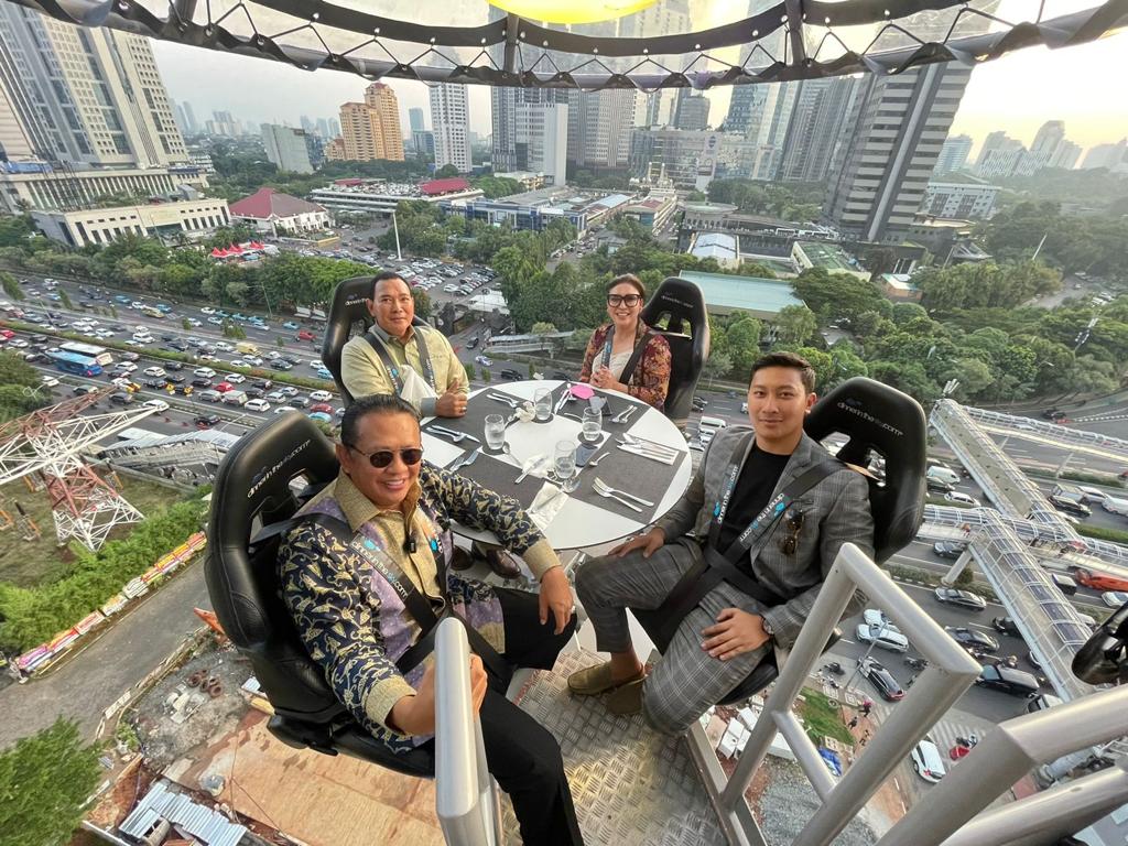 Bamsoet Resmikan Soft Opening Lounge in The Sky Indonesia, Tempat Baru Hangout