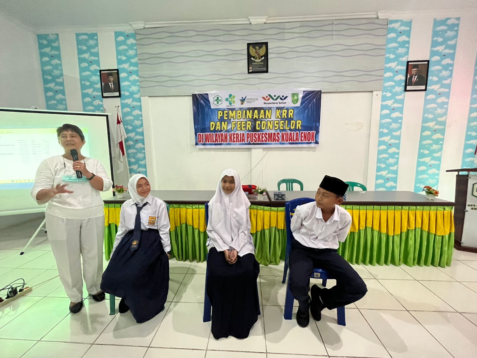UPT Puskesmas Kuala Enok Gelar Pembinaan KRR dan Peer Conselor Bagi Remaja