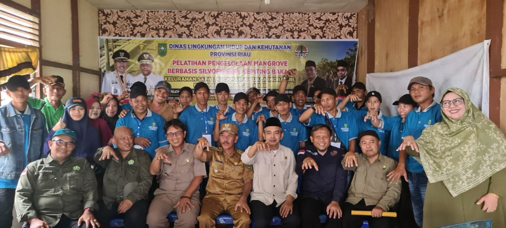 Dibuka oleh Anggota DPRD Riau, Puluhan Nelayan di Kuindra Ikuti Pelatihan Budidaya Kepiting Bakau