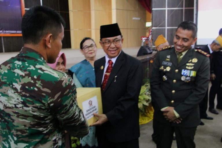 Bupati Inhil HM Wardan Hadiri Syukuran HUT TNI ke-78