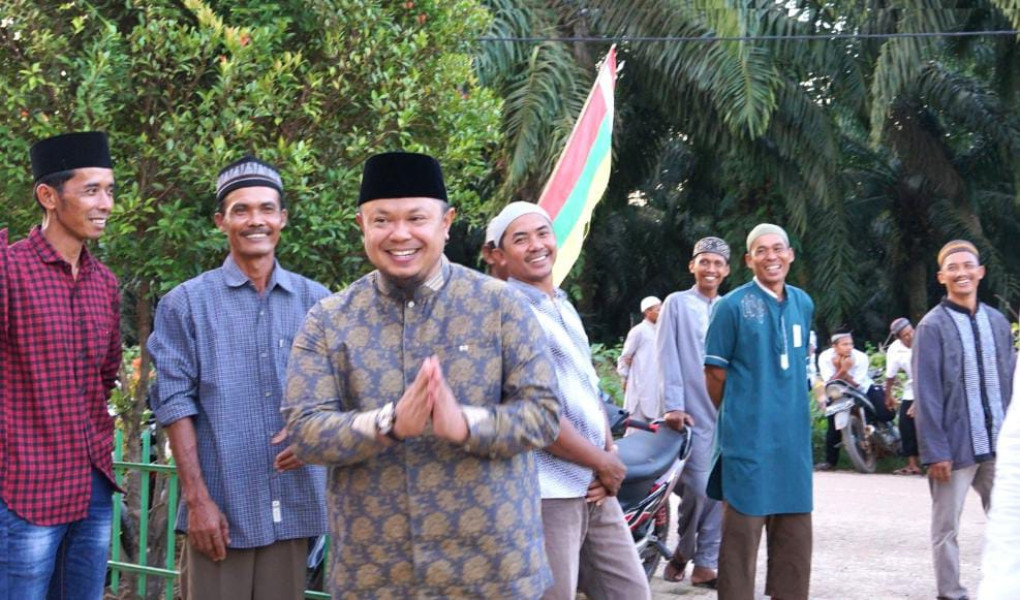 Camat Mandau Riki Rihardi Bersama Rombongan Safari Ramadhan di Kelurahan Talang Mandi