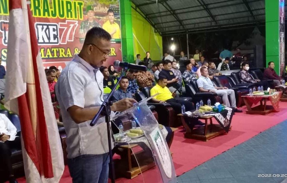 HUT ke-77 TNI, Kadis PMPT Inhu Hadiri Bazar dan Kontes Bonsai se-Sumatera