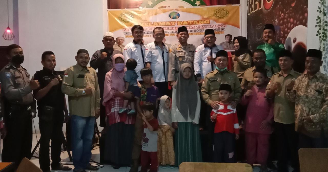 Safari Ramadan di Inhu, IWO Riau Beri Tali Asih ke Anak Yatim dan Fakir Miskin