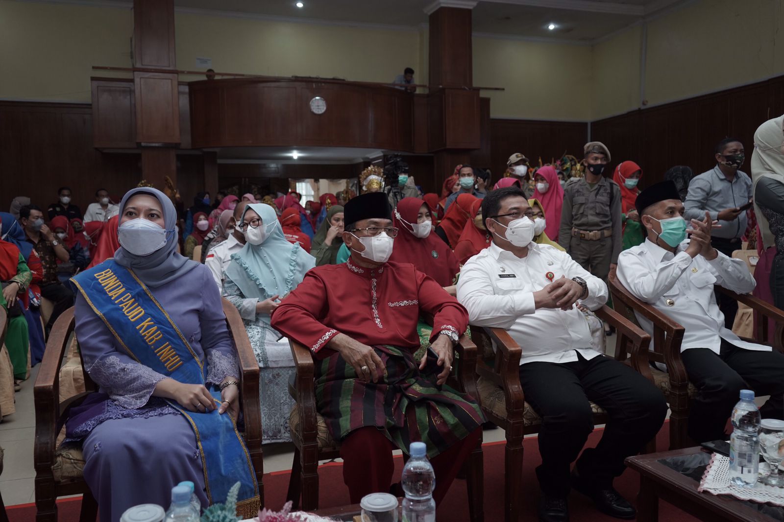 Bupati HM Wardan Bersama Bunda Paud Inhil Hadiri Pembukaan Porseni IGTKI se-Provinsi Riau