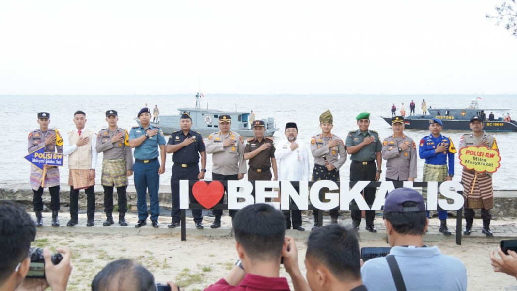 Kepolisian Republik Indonesia Launching Polisi RW di Bengkalis