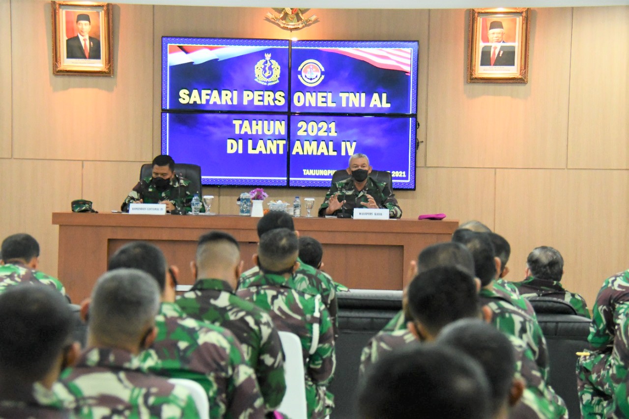 Safari Personel TNI AL TA 2021 Digelar di Mako Lantamal IV
