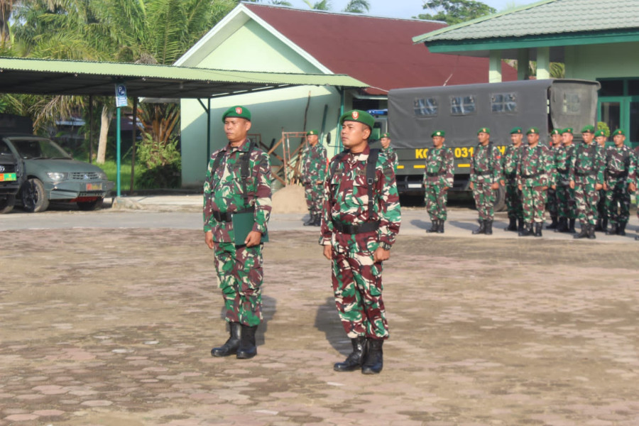 Dandim 0314/Inhil Himbau Prajurit Fokus Tugas Pokok TNI dan Netral Pada Pemilu 2024