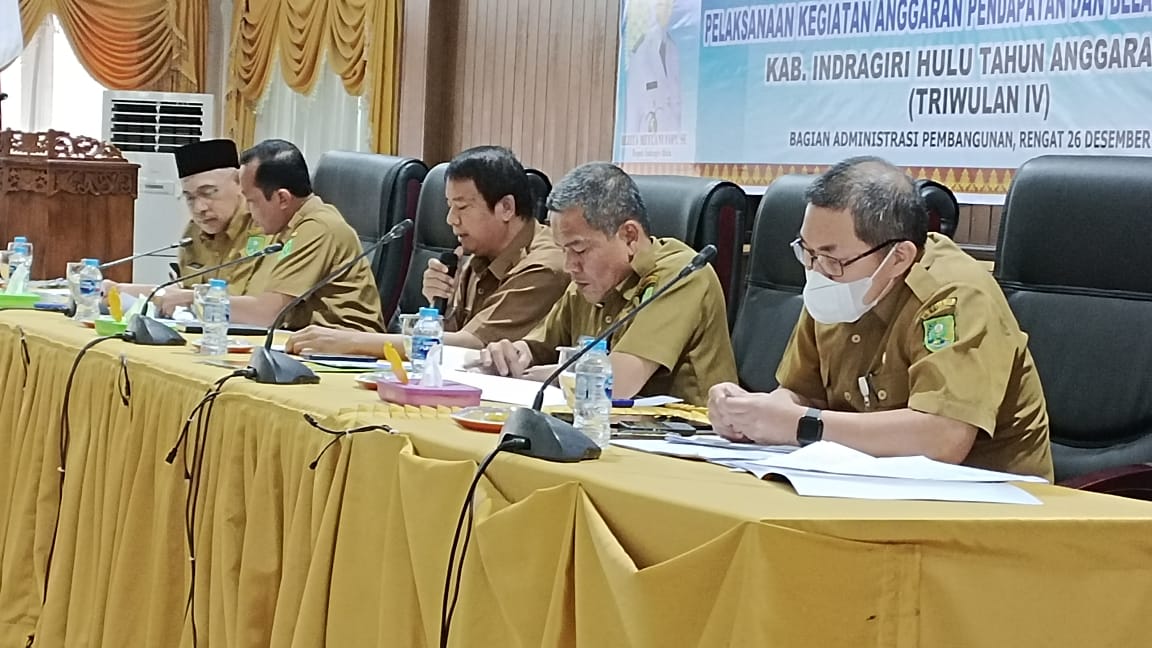 Evaluasi Pelaksanaan APBD Kabupaten Inhu TA. 2022 Triwulan IV