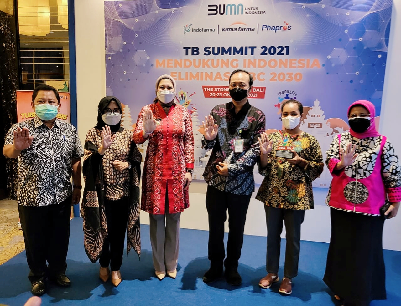 Kabupaten Inhu Raih Peringkat Tiga Nasional Dalam Kegiatan TB Summit 2021 Di Bali