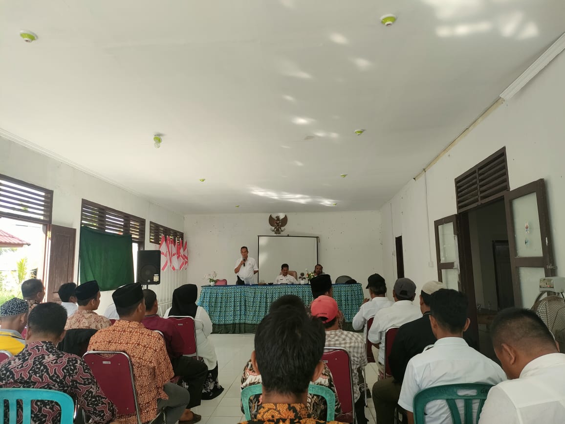DMIJ Plus Terintegrasi Kec Gaung Fasilitasi Desa Lahang Hulu Gelar RPJM Tahun Anggaran 2022-2027