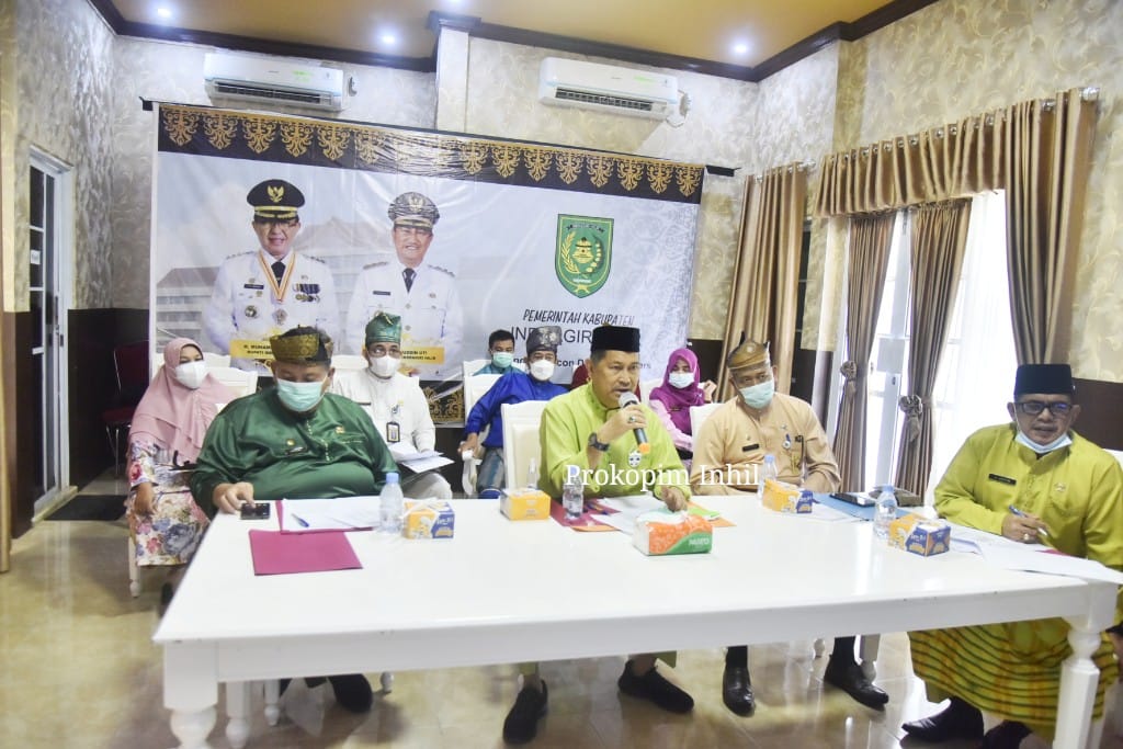 Wabup Inhil Pimpin Rapat Evaluasi DTKS yang Diikuti 20 Kecamatan