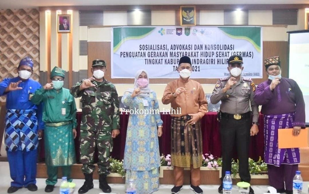 Ajak Masyarakat Hidup Sehat, Wabup H.Syamsuddin Uti Buka Germas Tingkat Kabupaten TH 2021