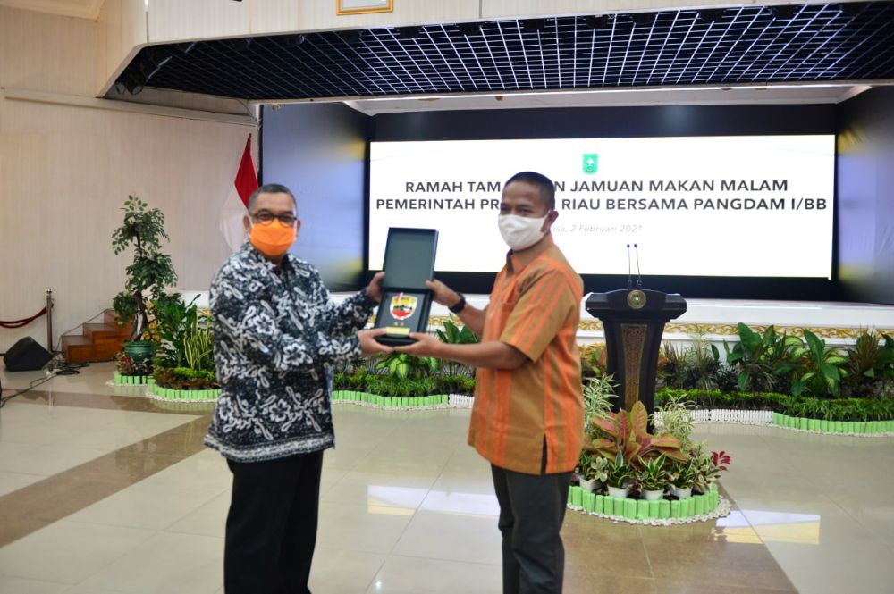 Pemprov Riau Gelar Ramah Tamah Bersama Pangdam I/BB