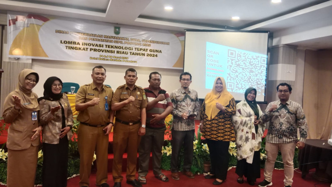 Kabupaten Rohil Raih Juara 1 Lomba Inovasi TTG Tingkat Provinsi Riau Tahun 2024
