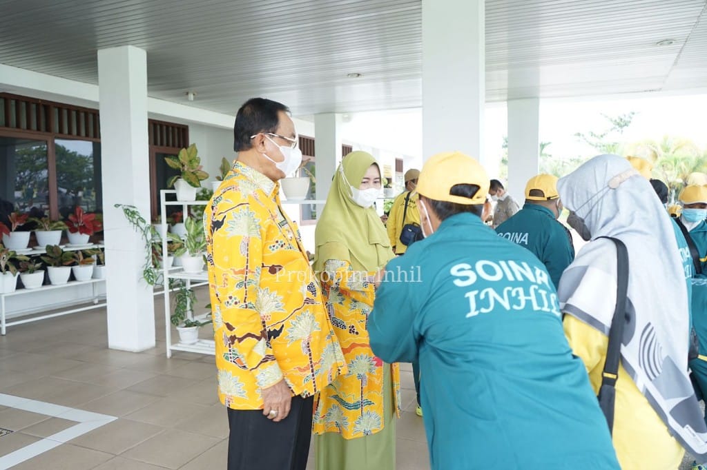 Bupati HM Wardan Lepas Atlet Kontingen SOIna Inhil untuk Ikuti Porda VI Riau