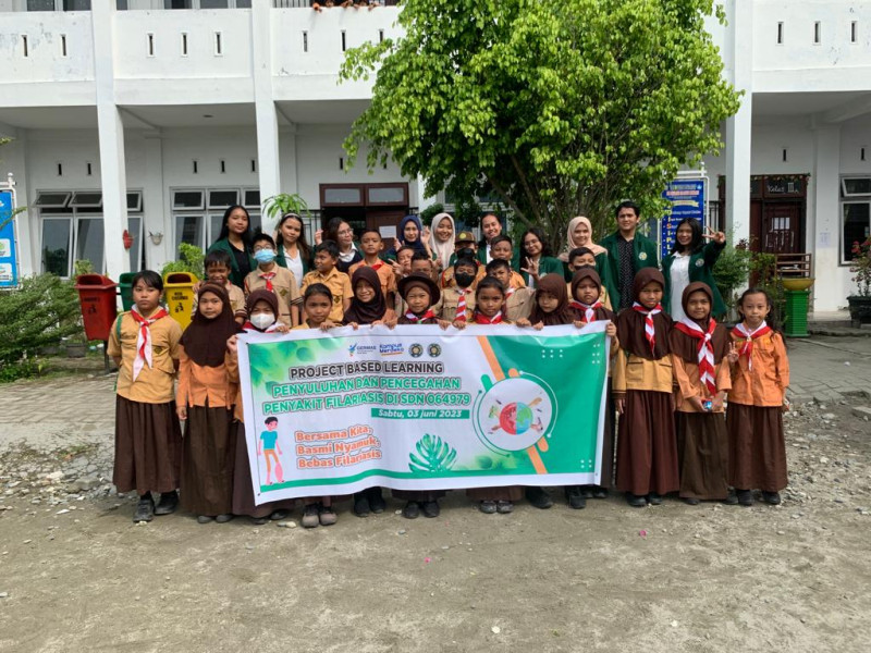Mahasiswa FKM USU Berikan Penyuluhan di SD Negeri 064979 Kota Medan