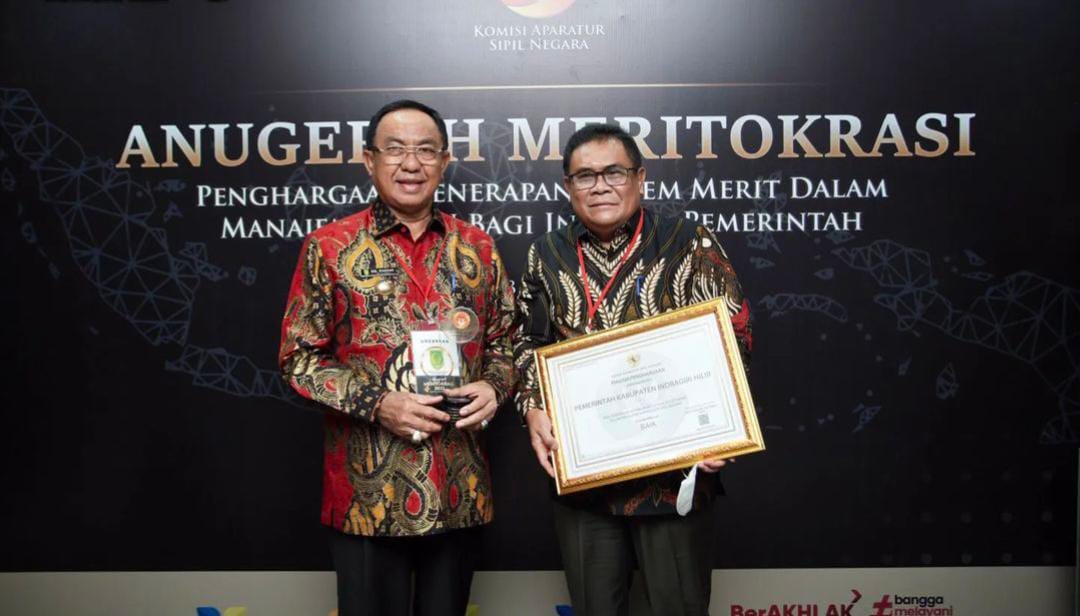 Pemkab Inhil Kembali  Raih Anugerah Meritokrasi KASN 3 Kali Berturut-turut
