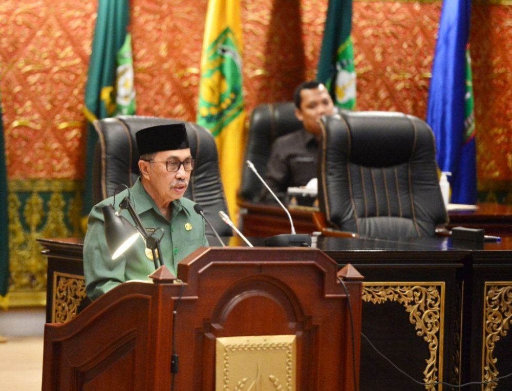 Gubernur Riau Syamsuar Sampaikan Ranperda Penambahan Penyertaan Modal Dua BUMD Riau