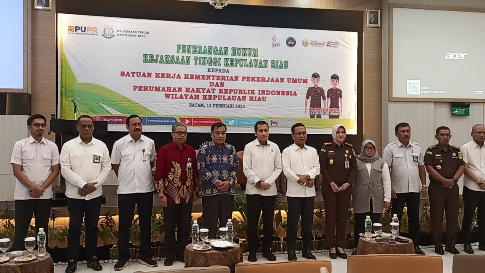 Kejati Kepulauan Riau melaksanakan Penerangan Hukum kepada  Kementerian PUPR Wilayah Kepulauan Riau
