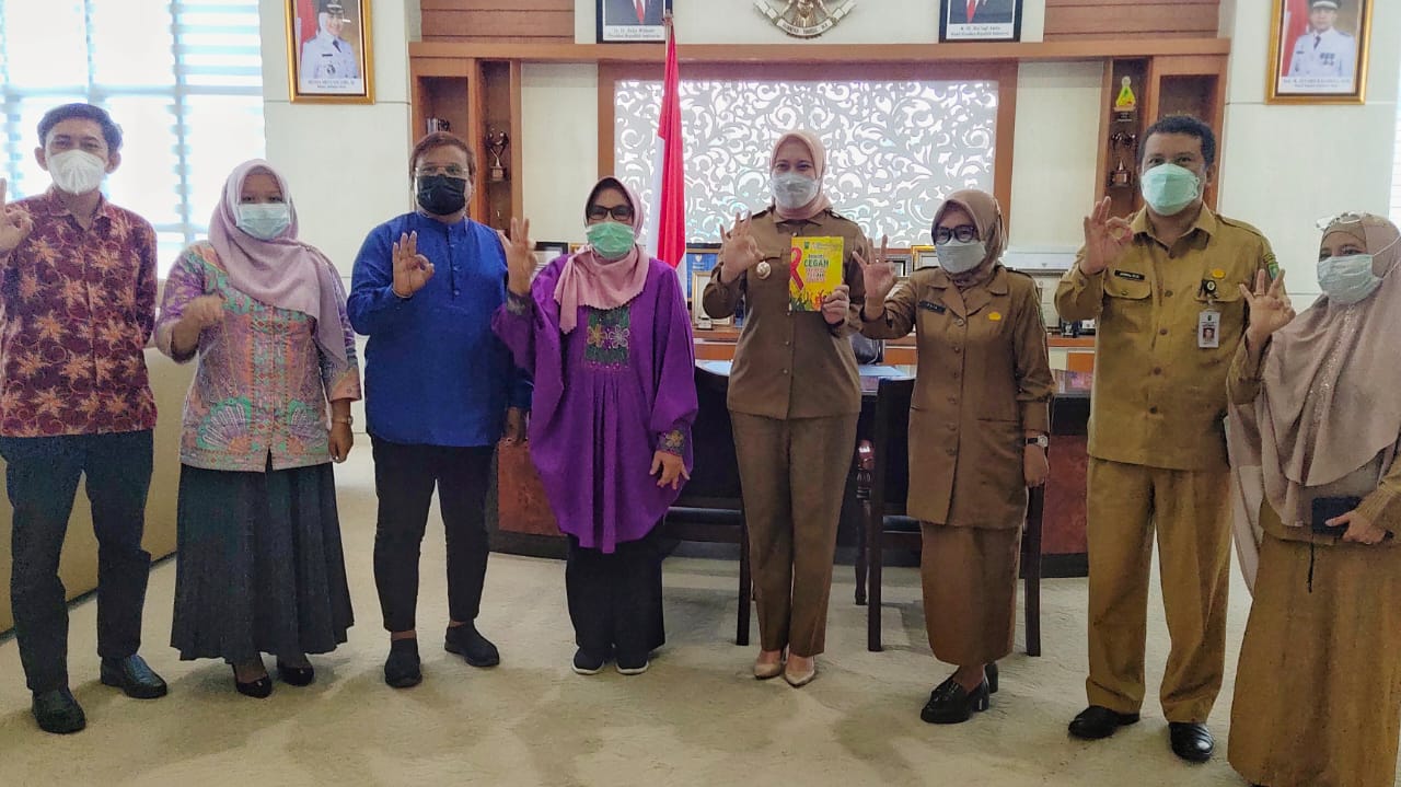 Bupati Inhu Terima Kunjungan KPA Provinsi Riau