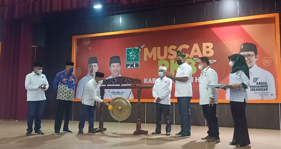 Muscab Ke-V DPC PKB Inhil Resmi Dibuka Ketua DPW PKB Riau Abdul Wahid