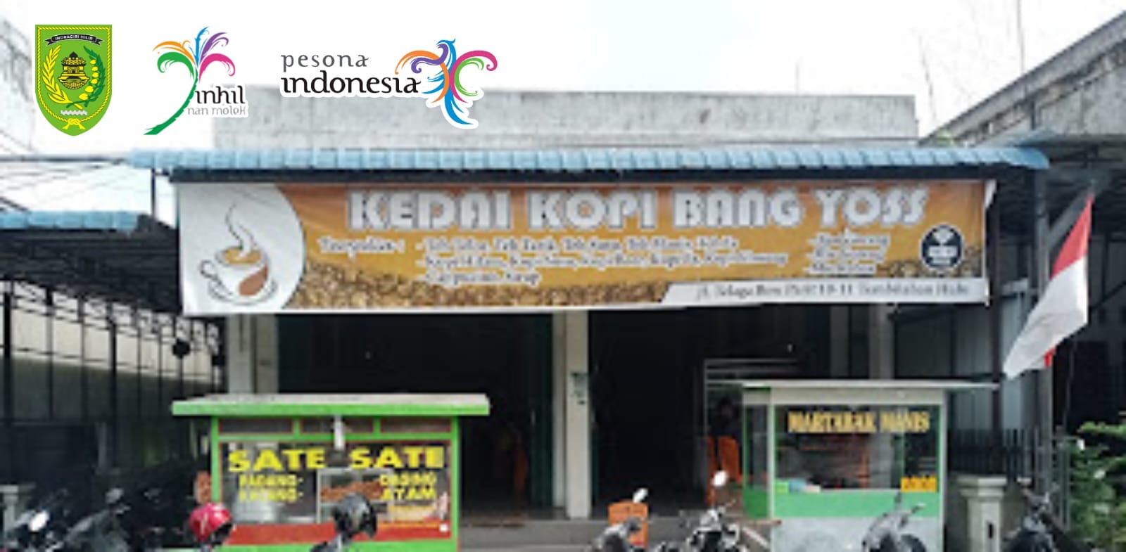 Dibuka Sejak 2014, Rasakan Gurih dan Nikmat nya Sate Padang, Menu Andalan Kedai Kopi Bang Yos Tembilahan