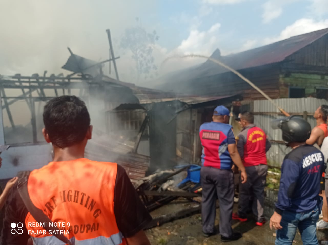 1 Unit Rumah Terbakar di H Said Tembilahan