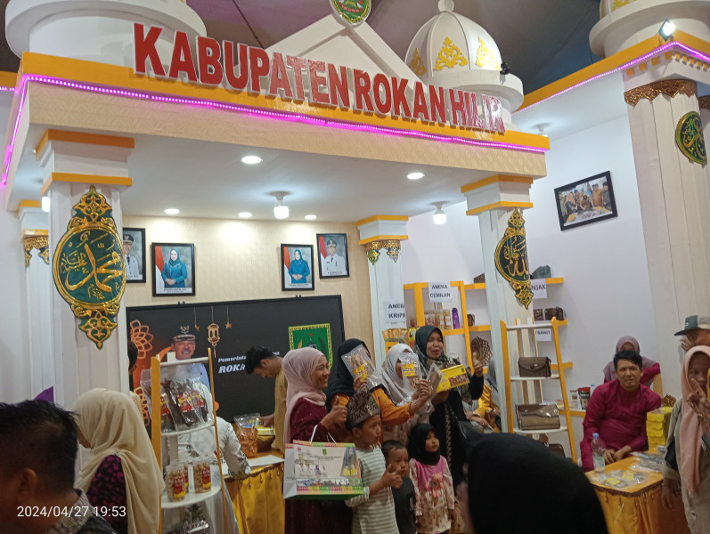 Kabupaten Rohil Raih Juara 1 Pawai Ta'aruf dan Stand Bazar MTQ ke-XLIl Tingkat Provinsi Riau